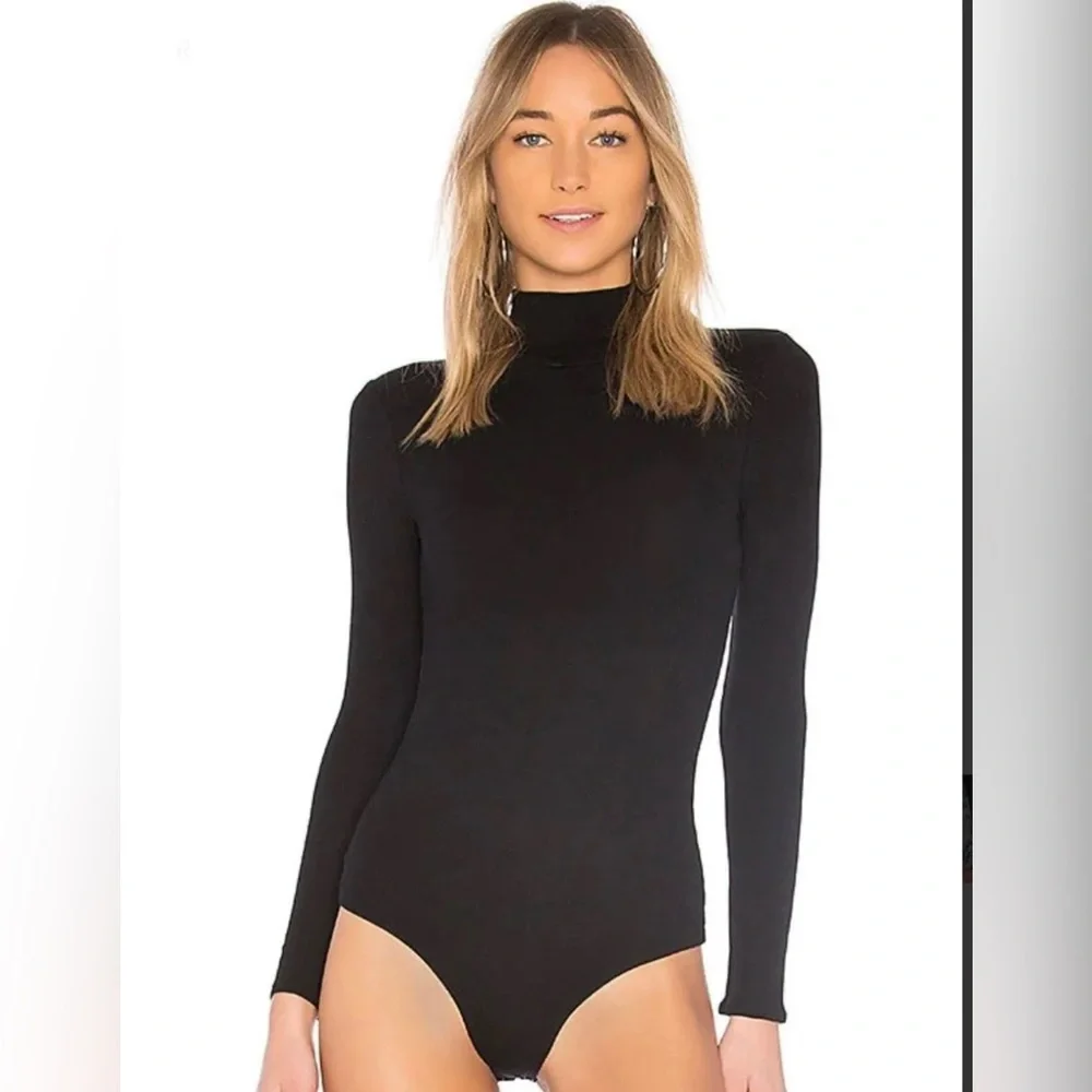 COPY - n:Philanthropy burgundy turtleneck bodysuit size small - Picture 1 of 6